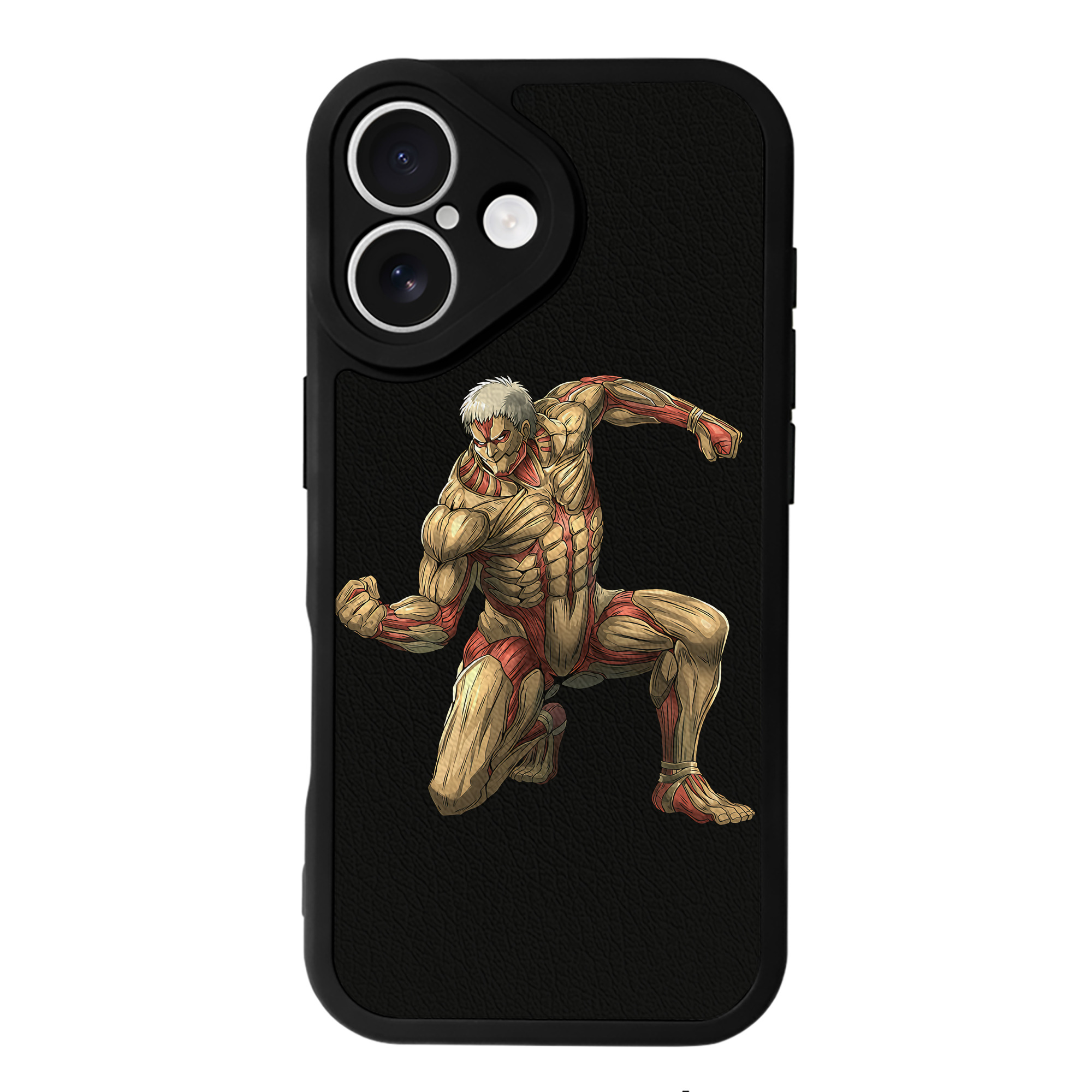 （画像用） 進撃の巨人 Attack on Titan 【iPhone 16シリーズ対応】シリコンスマホケース（レザー調） 材質：シリコン